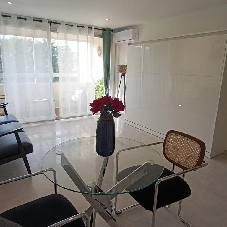 Studio avec terrasse dans résidence en face de la mer et Parking privatif- CANNES MIDI - Appartement 1 Chambre - 5