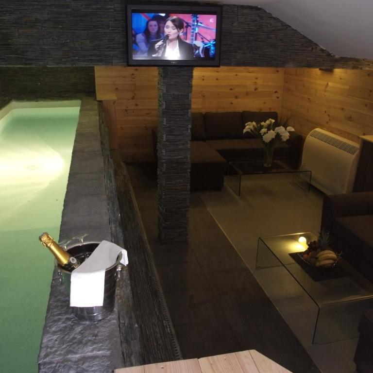Residence Aqualiva à Valberg Piscine privative dans chacun des appartements situé à 20 m des pistes de ski - Maisonette-Loft mit eigenem Pool (4 Erwachsene) - 21