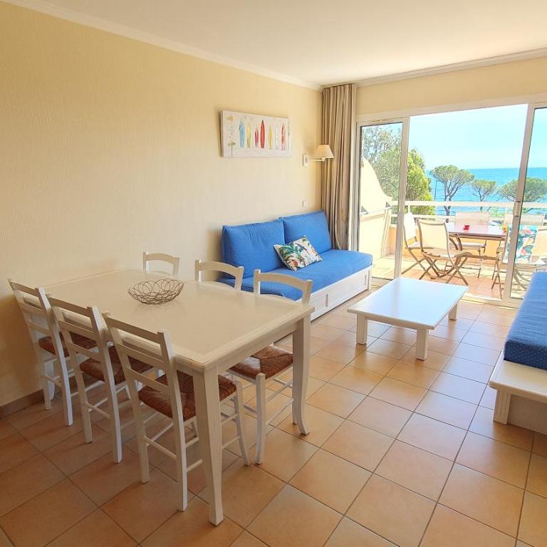 Les Rivages - 6p - Front de mer, piscine - Appartement 2 Chambres - 7