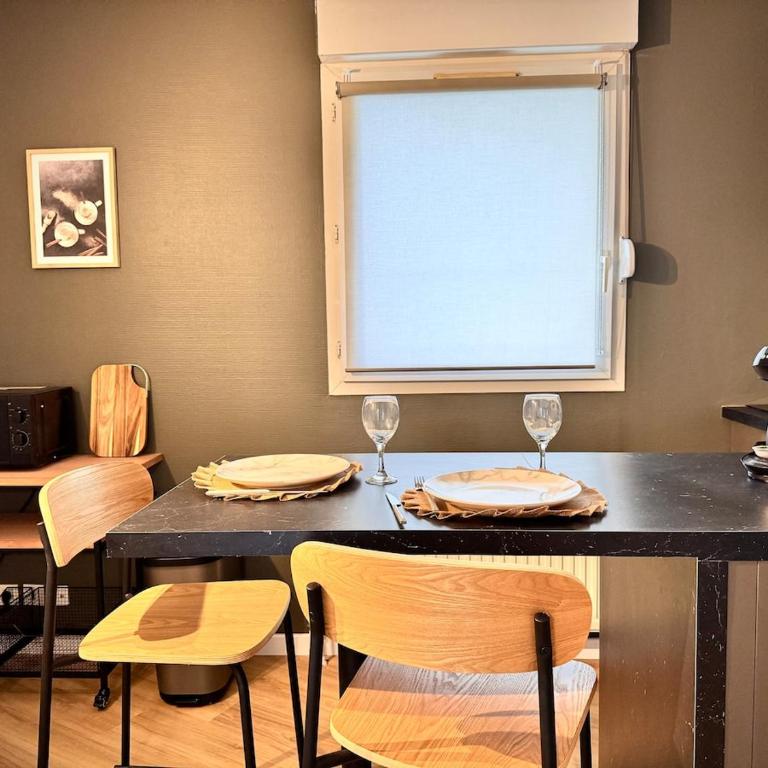 Le BraSeo, nice studio with parking in Rennes - Apartment mit 1 Schlafzimmer - 4