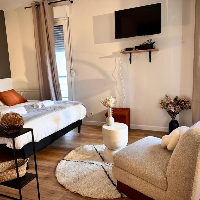Le BraSeo, nice studio with parking in Rennes - Apartment mit 1 Schlafzimmer - 24