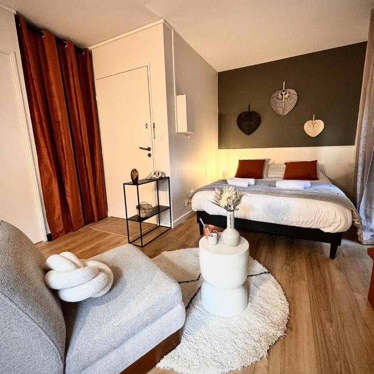 Le BraSeo, nice studio with parking in Rennes - Apartment mit 1 Schlafzimmer - 26