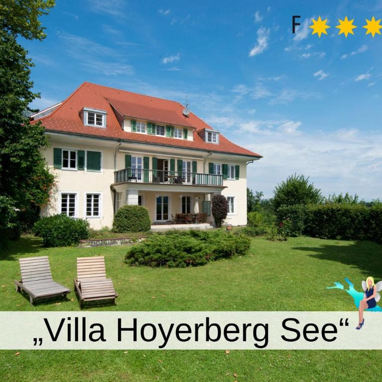 Ferienwohnung Villa Hoyerberg See - besondere Villen-Wohnung mit Garten und Ausblick - Apartment with Lake View - 1