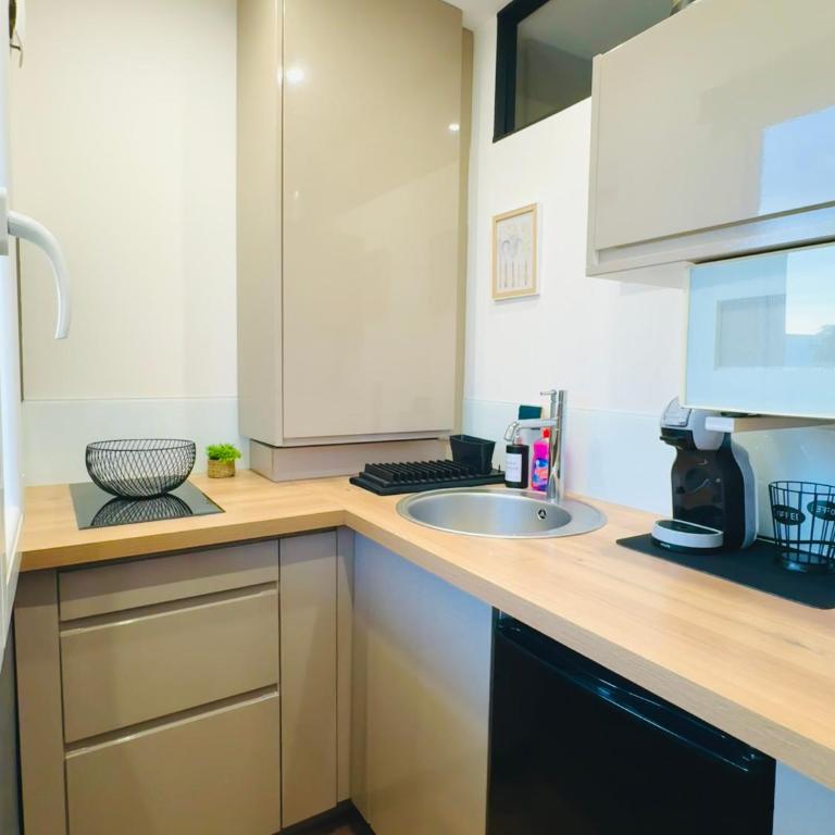 Studio Côte & Sable - 8 min à pied de la mer - One-Bedroom Apartment - 7
