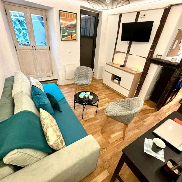 Confort, halles et plage à pied Biarritz centre - Apartamento de 1 dormitorio - 12