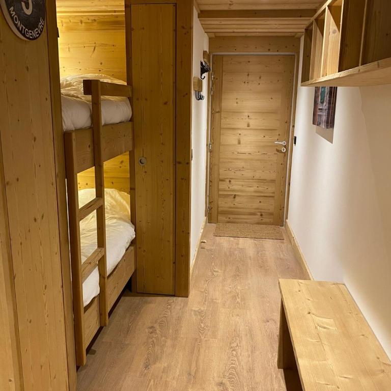 Le Chaberton - Les Tanières de Montgenèvre - Appartement 6 à 8 personnes front de neige - Apartamento Deluxe de 3 dormitorios - 14