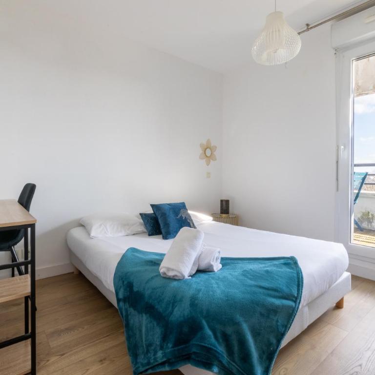 L'Escale - Terrasse - Parking - Lave-linge - Wi-Fi - Appartamento con 3 Camere da Letto - 11