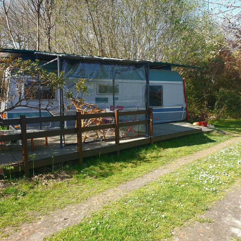 L'Hermitage au sein d'un jardin forêt près de l'océan - Caravane - 10