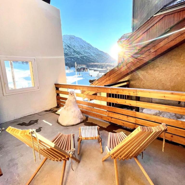 Le Janus - Les Tanières - pied des pistes, garage, terrasse avec sauna - Appartement 3 Chambres - 5
