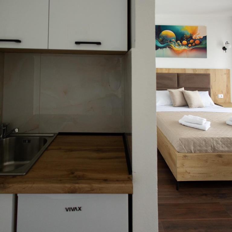 GAVIA Apartments - Ulcinj - Apartman sa 2 Spavaće Sobe, Balkonom i Pogledom na More - 17