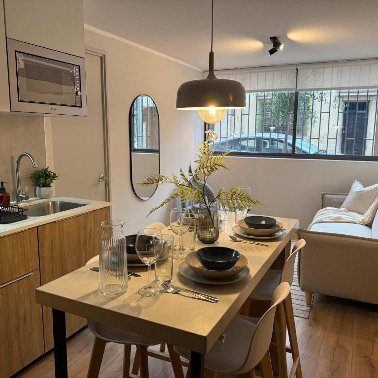 HOM I Acogedor Depto 4PAX 2D2B Santiago CalleMarin - Apartamento - 1