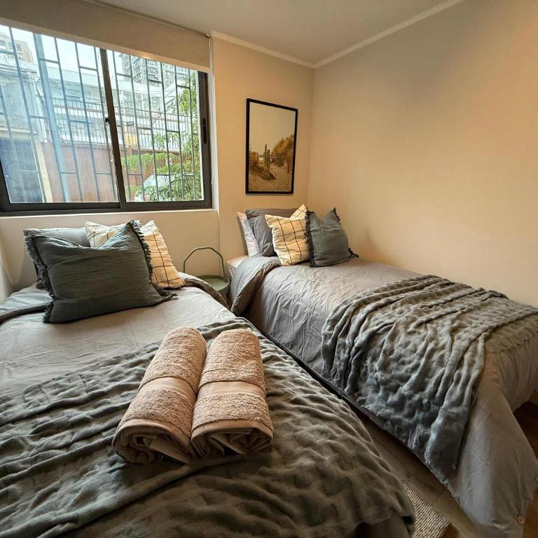 HOM I Acogedor Depto 4PAX 2D2B Santiago CalleMarin - Apartamento - 7
