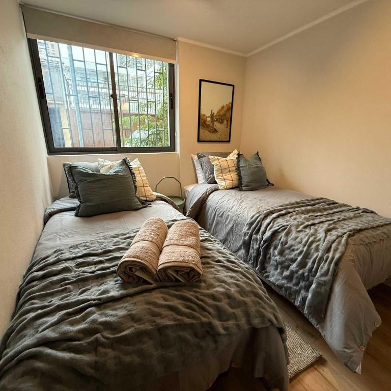 HOM I Acogedor Depto 4PAX 2D2B Santiago CalleMarin - Apartamento - 9