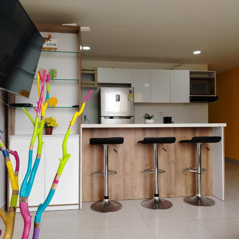 Frente al Malecón con Vista, Zona Gastronómica, PARQUEDERO GRATIS - Apartamento de 2 dormitorios - 6