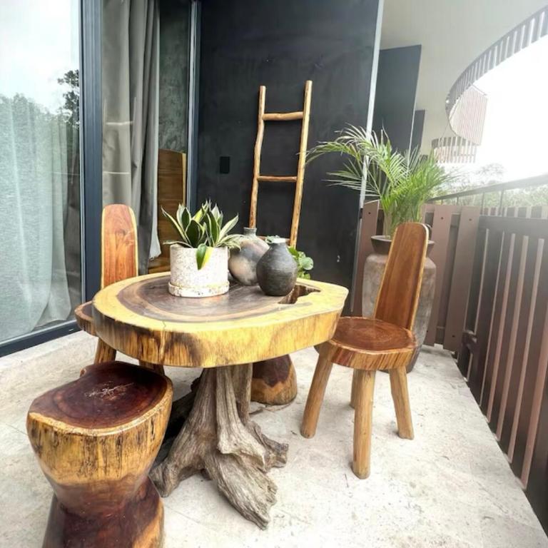 "Designer Cave Loft" in Tulum Hotel Zone - Beach Club included - Apartamento de 1 dormitorio - 5