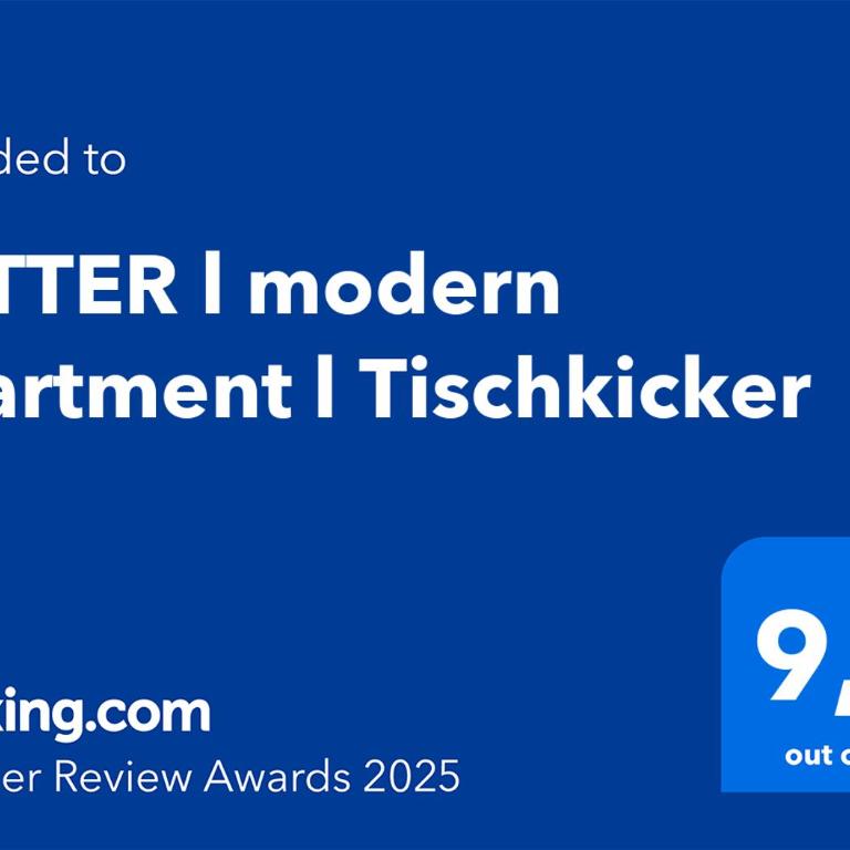 BETTER l modern apartment l Tischkicker - Apartment mit 3 Schlafzimmern - 8