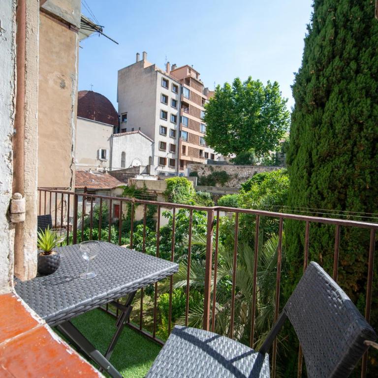 Appartement climatisé 2 chambres avec parking à 10min à pieds de la Gare St Charles - Apartment mit 2 Schlafzimmern - 11