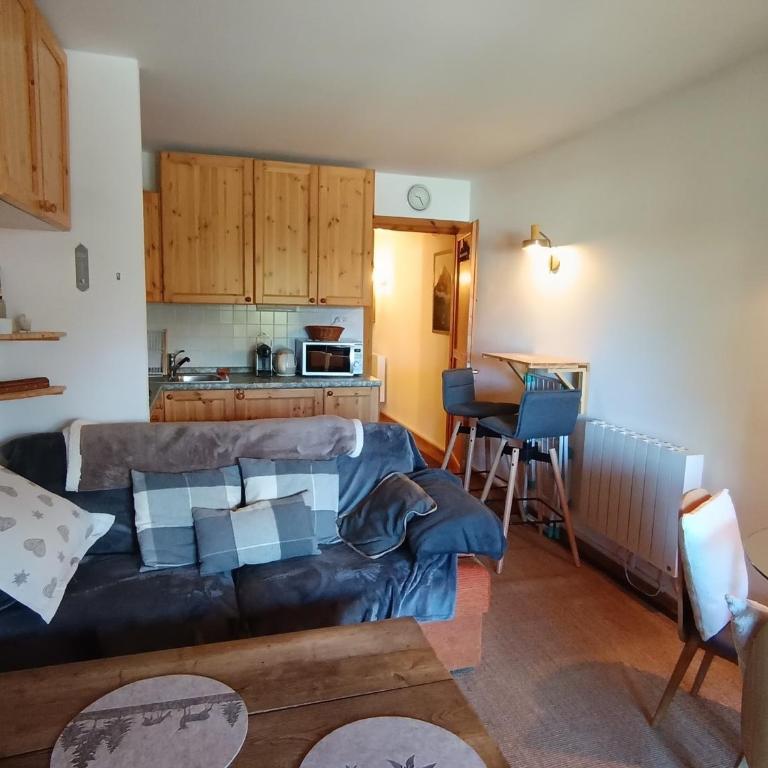 Studio cosy avec terrasse, jardinet et Wifi à Montgenèvre - FR-1-445-188 - Estudio - 3