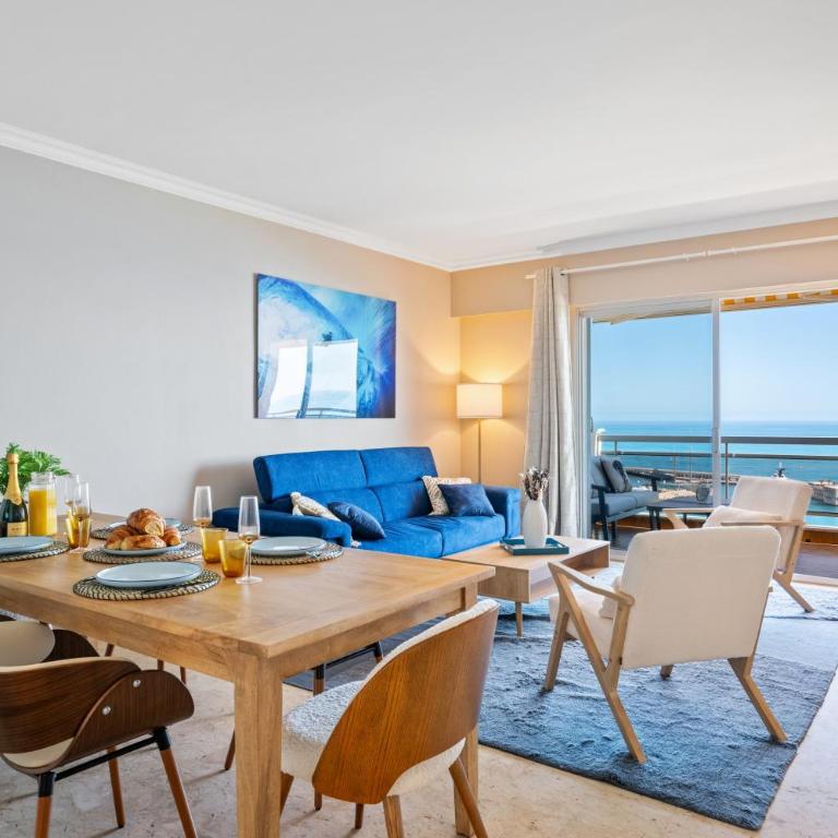 Panorama Mer et Plage Cap d Ail proche Monaco - Appartement 3 Chambres - Vue sur Mer - 1
