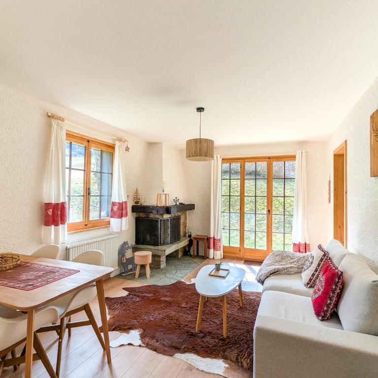 Calme, jardin & cheminée à Villars, proche centre - Apartment mit 1 Schlafzimmer - 1