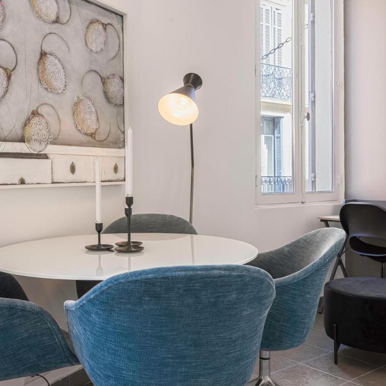 " White Meynadier " CityCenter - CONGRES - Terrasse - Clim - Wifi - Apartamento de 1 dormitorio - 18