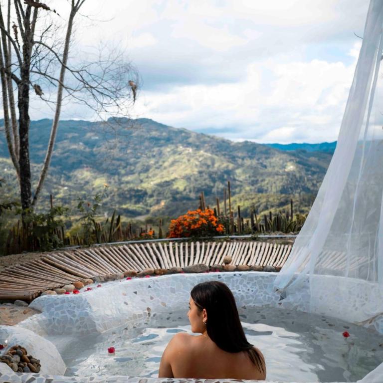 Private cabin with mountains view - One-Bedroom House - 2