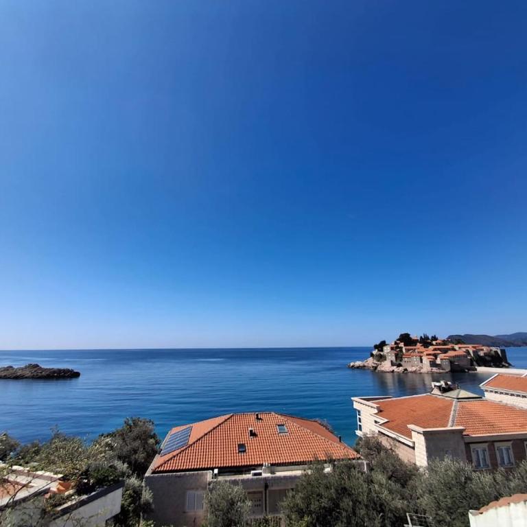 Sveti Stefan Family Apartments - Apartman sa 2 Spavaće Sobe, Terasom i Pogledom na More - 21