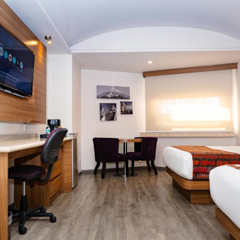JF Grand Puebla - Habitación Doble Deluxe - 2 camas dobles - 4