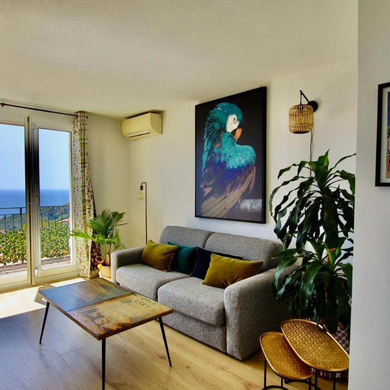 Panoramic sea view of the French Riviera, Parking - Apartment mit 1 Schlafzimmer - 12