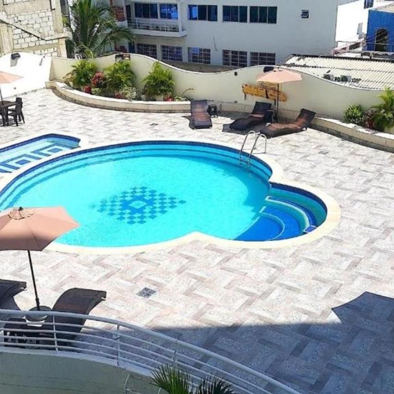 apartamento 504 brisa marina rodadero - Apartamento 1 dormitorio con vistas al mar y terraza - 1