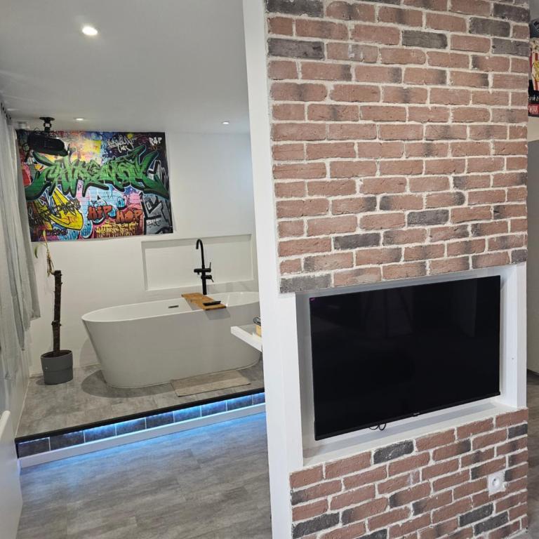 1988 NEW YORK Baignoire ilot et video projecteur - Appartement 1 Chambre - 3