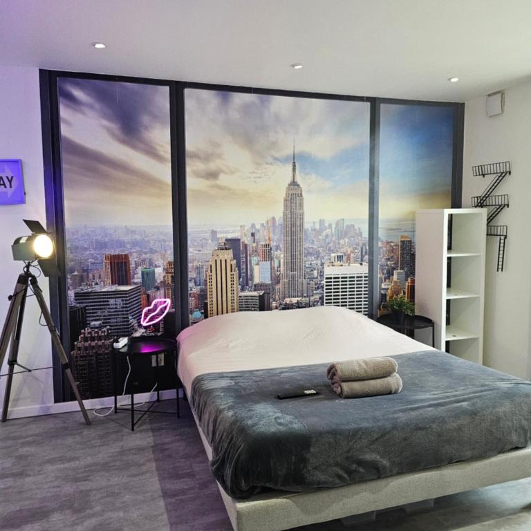 1988 NEW YORK Baignoire ilot et video projecteur - Appartement 1 Chambre - 9