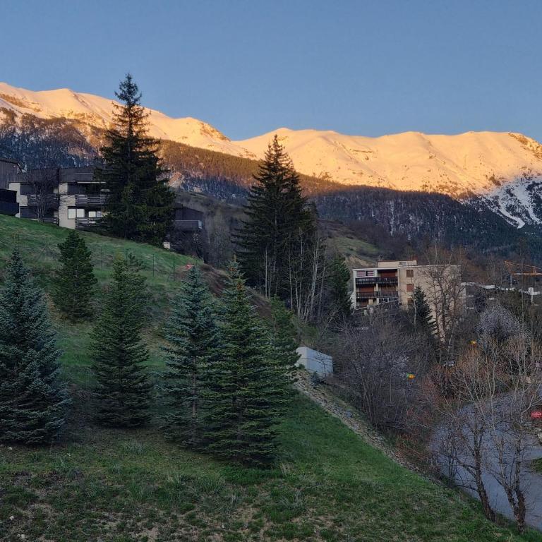 Studio 2 personnes Serre Chevalier 1350m LE BOIS DES COQS 5min des pistes avec balcon 5m2 parking et casier à ski - Studio avec Balcon - 12