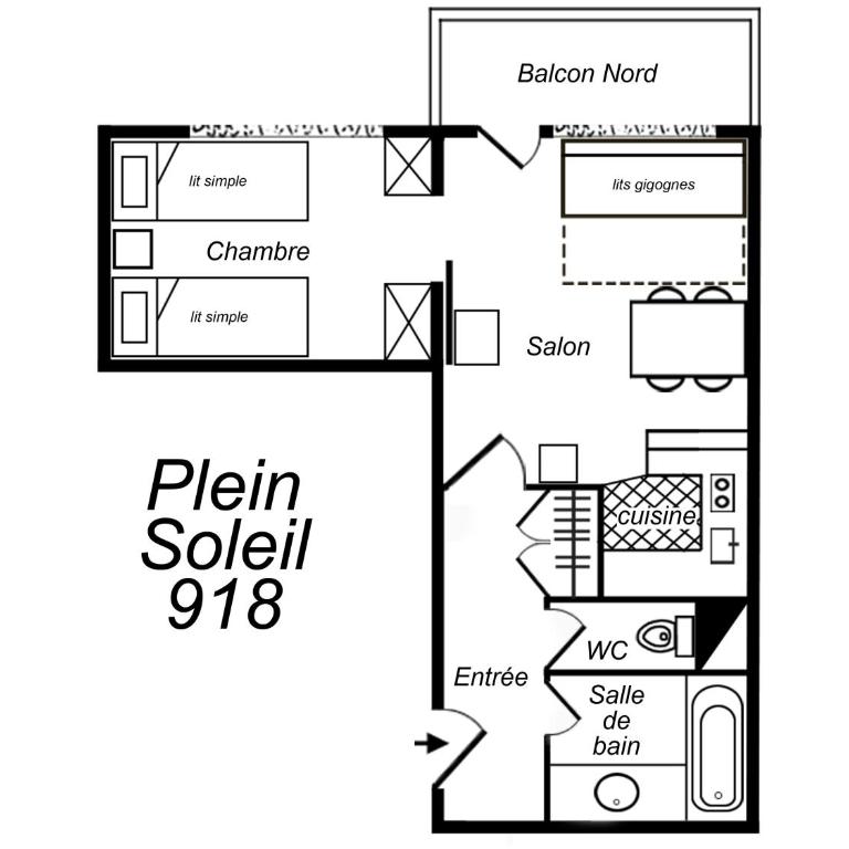 Residence Plein Soleil - Appartement 1 Chambre (4 Adultes) - 2
