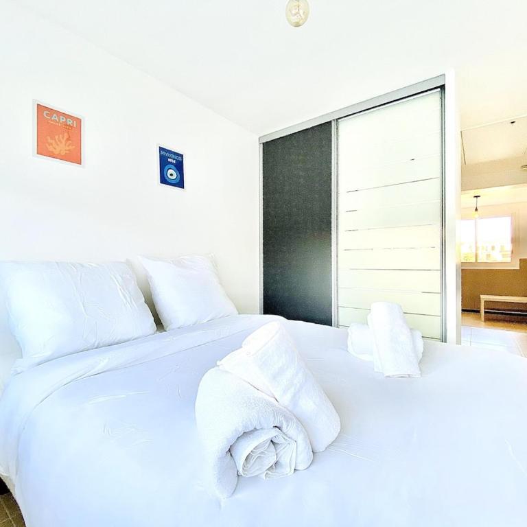 À 1 voie piétonne de la plage, du centre et du port pour 1 à 4 personnes - Appartement 1 Chambre - Non-Fumeurs - 3