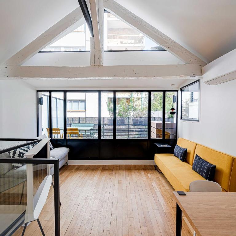 Marais Area - Outdoor patio - A C - 2BDR - Appartement 2 Chambres - 1