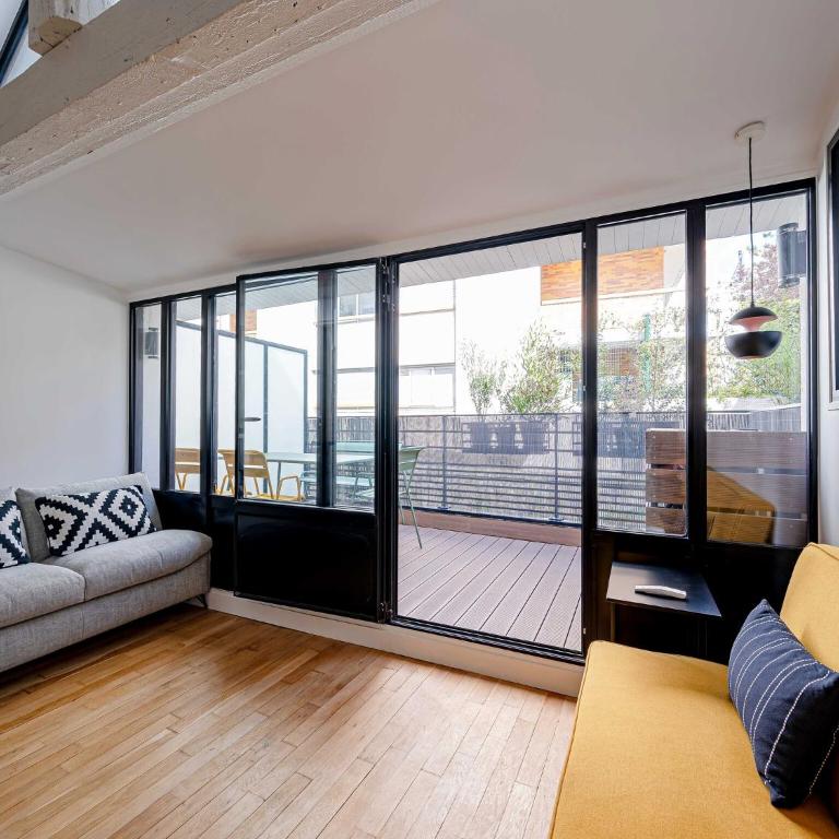 Marais Area - Outdoor patio - A C - 2BDR - Appartement 2 Chambres - 4