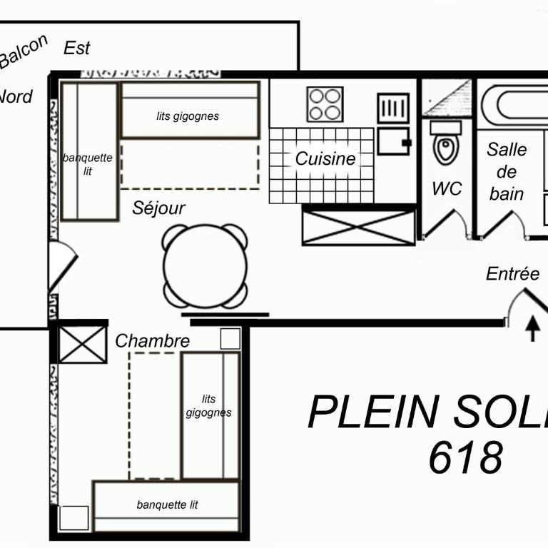 Residence Plein Soleil - Appartement 1 Chambre (4 Adultes) - 2