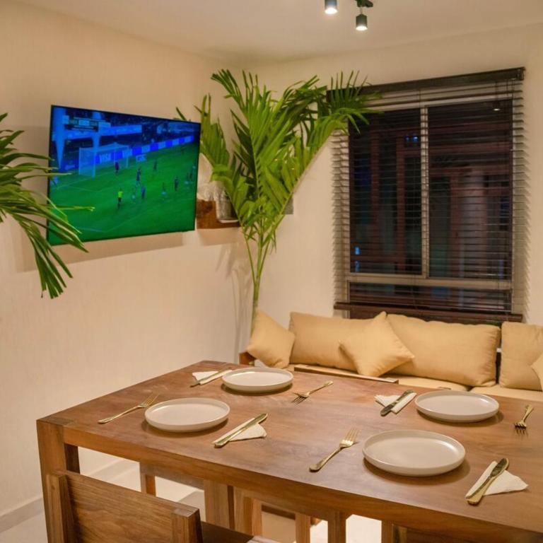 Departamento en Aldea Tulum - Apartamento de 2 dormitorios - 2