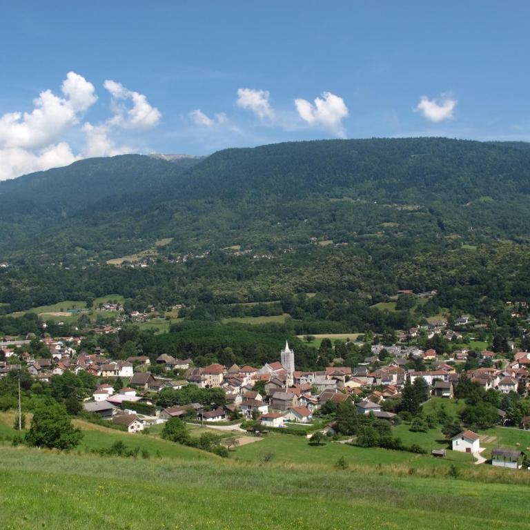 Au pied des Alpes - Chambre Double avec Salle de Bains Privative - 1