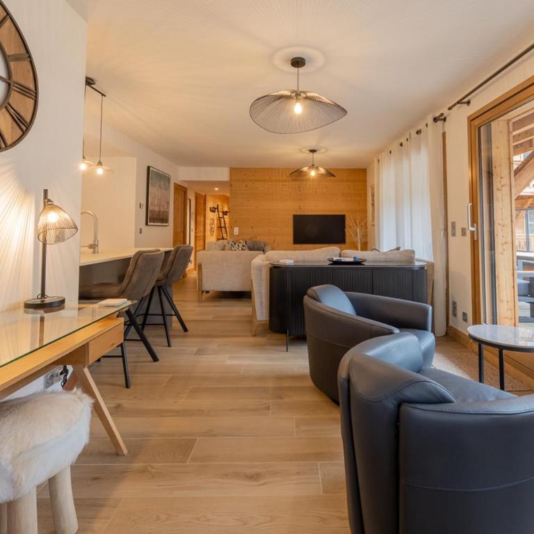 Toluvie Apartment - Snow and Trek - Very centre Morzine - Appartement 4 Chambres de Luxe - 7