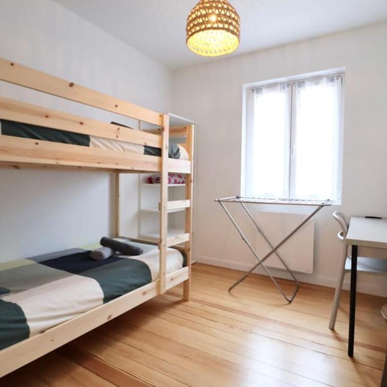 Génial T4 90m2 cosy&clim 3 CHB 2 SDB - tram 5min du centre de Strasbourg - Three-Bedroom Apartment - 7