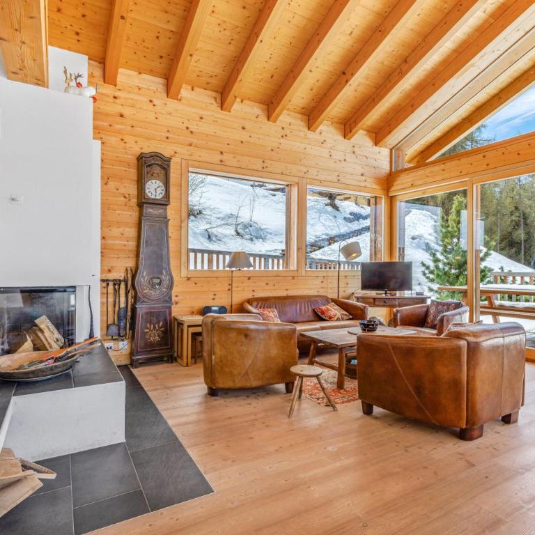 Chalet Magrappe, accès direct à la piste des Mayens de Veysonnaz - Chalet - 5