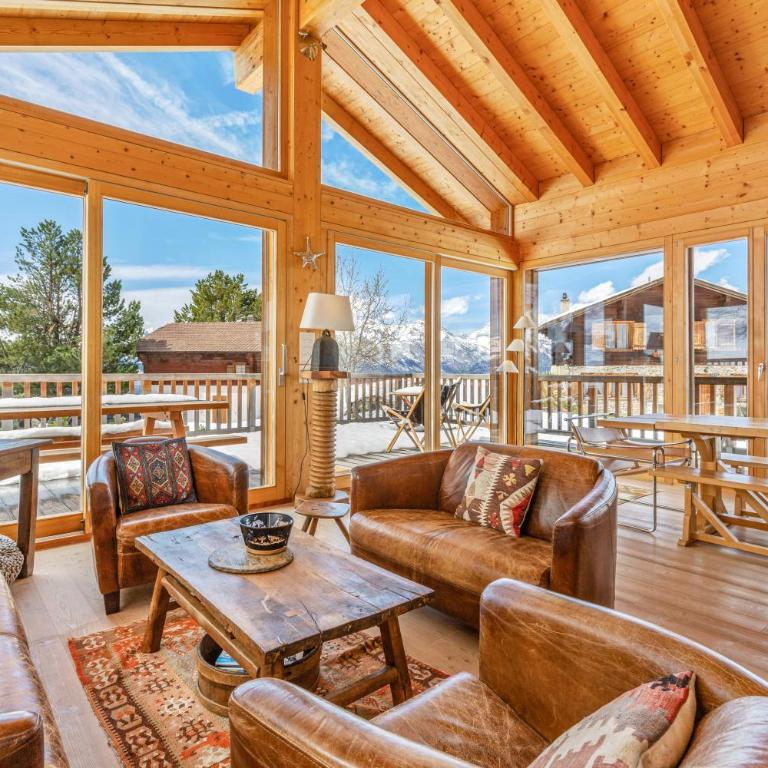 Chalet Magrappe, accès direct à la piste des Mayens de Veysonnaz - Chalet - 6