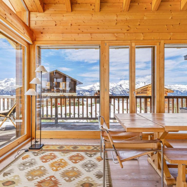 Chalet Magrappe, accès direct à la piste des Mayens de Veysonnaz - Chalet - 7