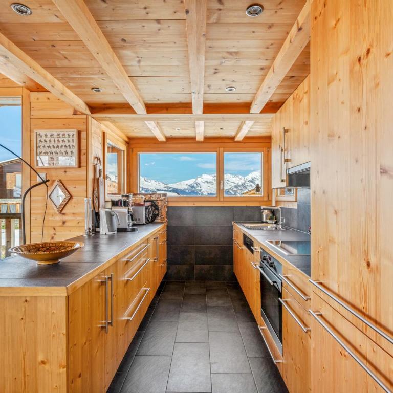 Chalet Magrappe, accès direct à la piste des Mayens de Veysonnaz - Chalet - 8