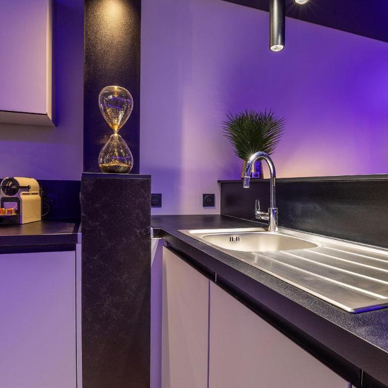 Serenity - Vue mer Design & Terrasse plein sud Héliopolis O - Village Naturiste - Apartment mit 1 Schlafzimmer - 22