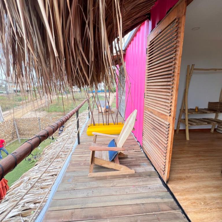Love Room en Mojarra Beach, Santa Veronica - Habitación Doble con balcón - 3