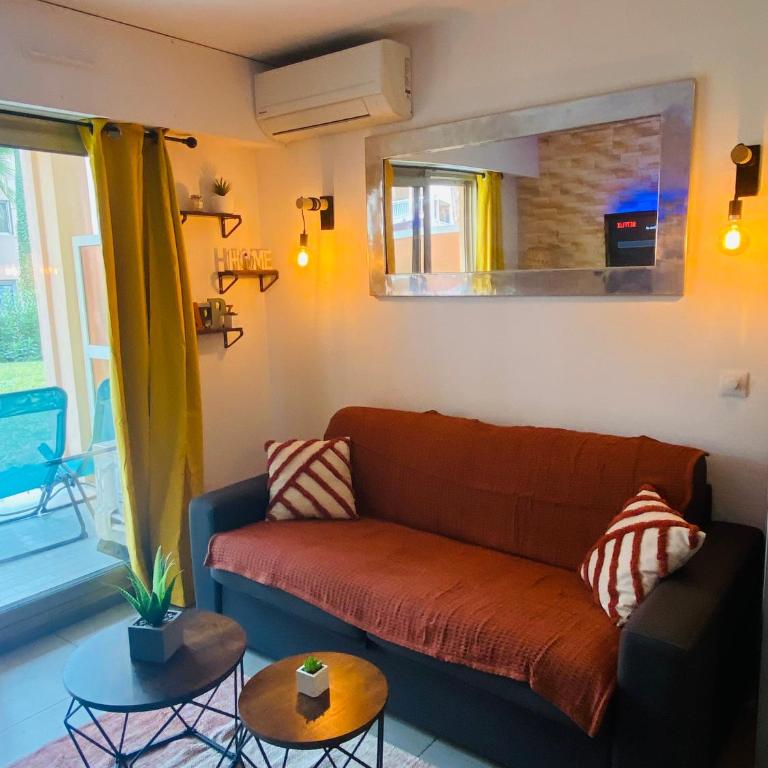 Golf Juan Riviera, piscine, 5min plage - Appartement 1 Chambre - 4