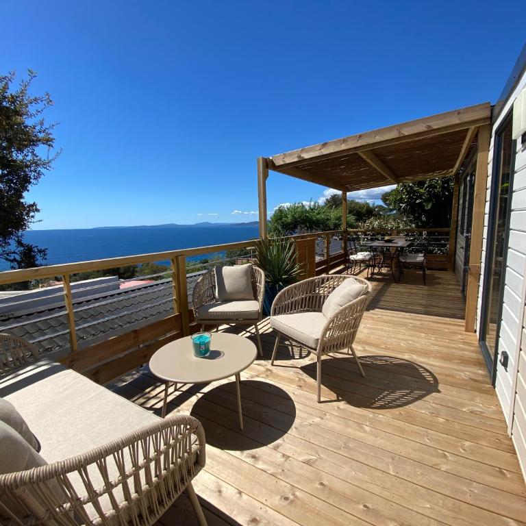 ST RAPHAEL- Mobile Home 3ch clim -MAGNIFIQUE VUE MER-ILE D'OR - Plages et Piscine - Haus mit 3 Schlafzimmern - 13